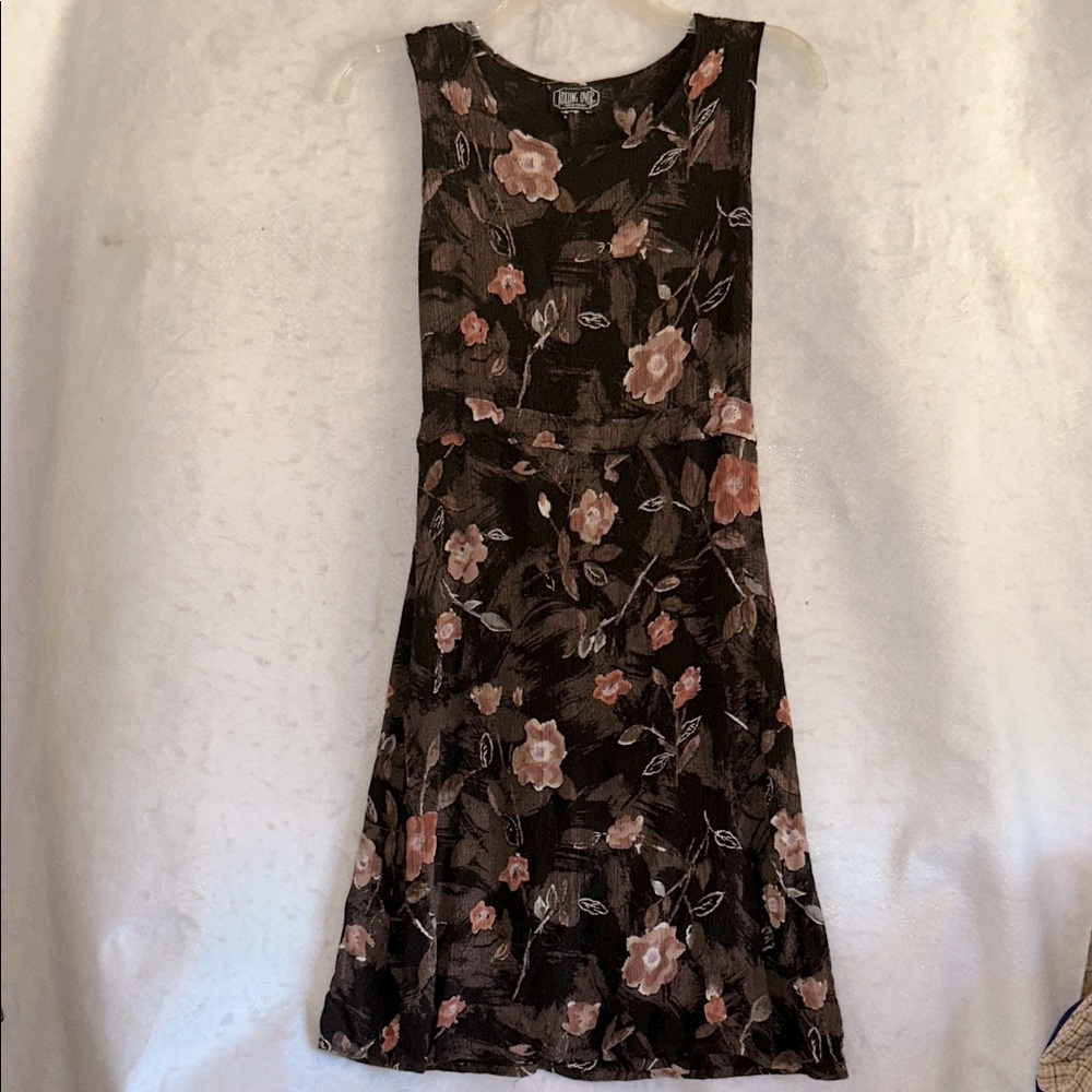 Rolling Over Floral Sleeveless Dress